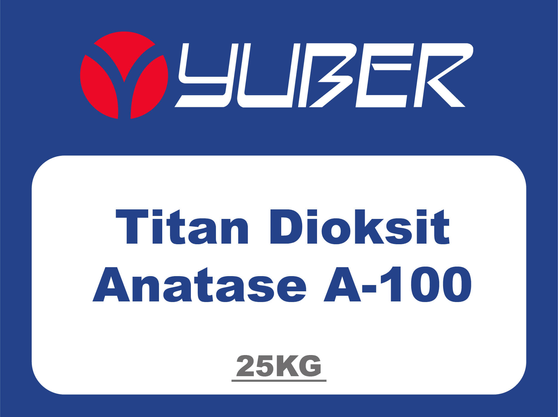 Titan Dioksit Anatase A-100 Yuber Kimya