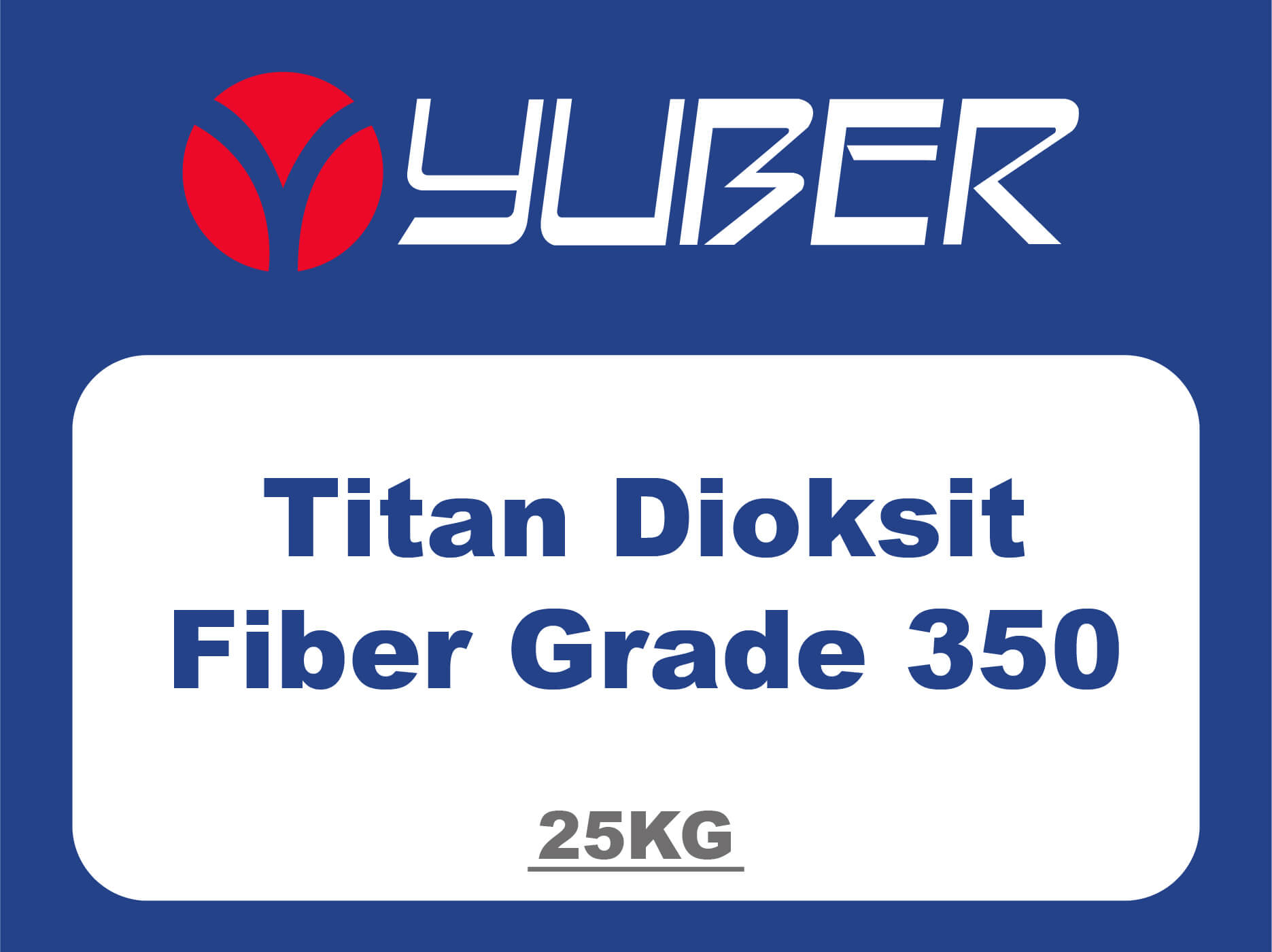 Titan Dioksit Fiber Grade 350 Yuber Kimya