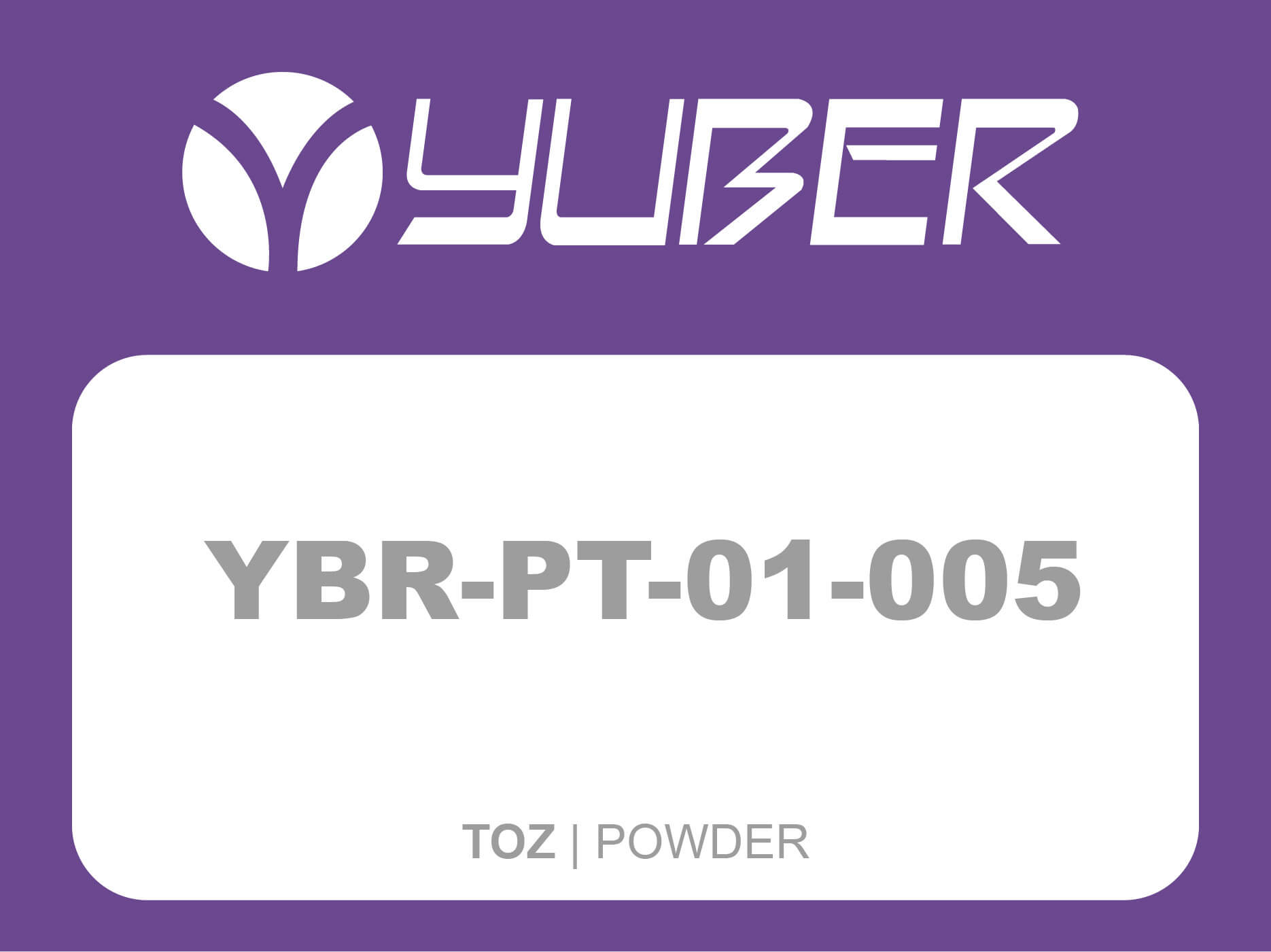 YBR PT 01 005 Powder Yuber Metallurgy