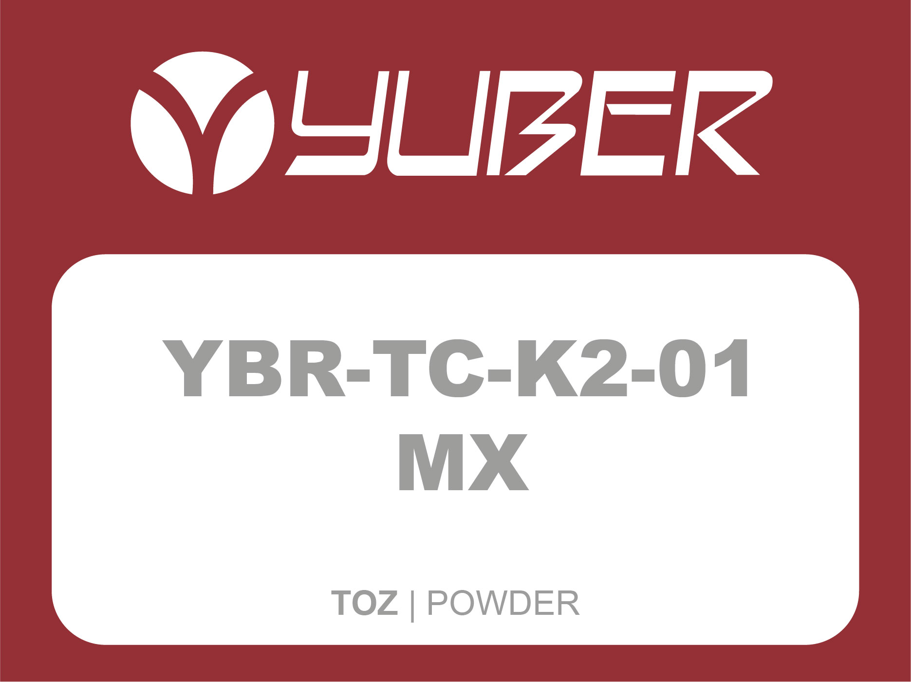 YBR TC k2 01 MX Toz Yuber Metalurji