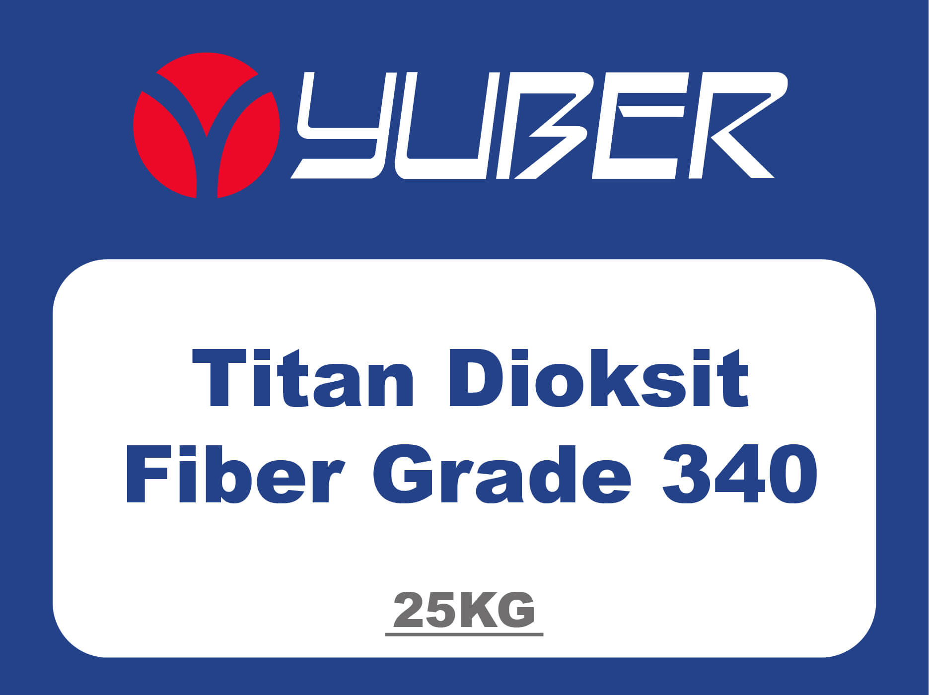 Titan Dioksit Fiber Grade 340 Yuber Kimya